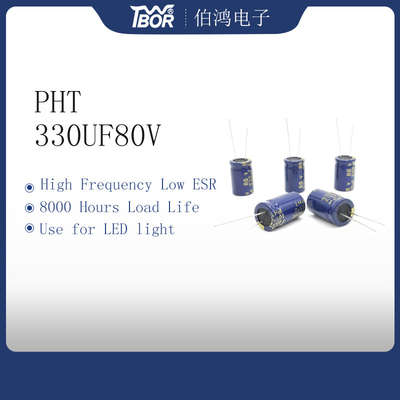 خازن الکترولیتی شعاعی 16x20mm 470UF80V