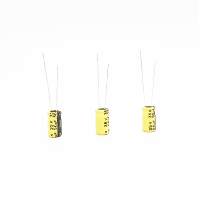 خازن های الکترولیتی سرب شعاعی 56UF35V خازن با دمای بالا پایین ESR
