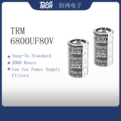 خازن های الکترولیتی 30x45mm 6800uf 80v ضد انفجار