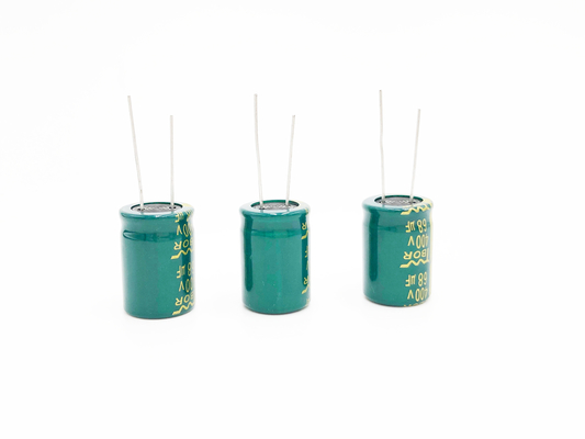 18X25 فرکانس بالا ESR خازن 68UF400V