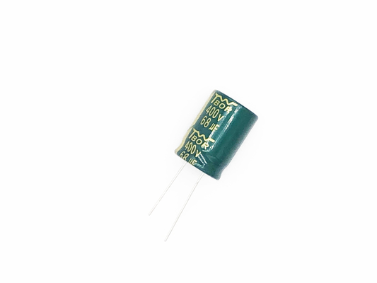 18X25 فرکانس بالا ESR خازن 68UF400V