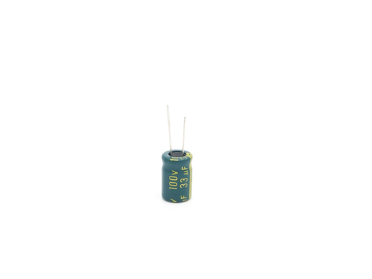 فرکانس بالا 100uF 80V آلومینیومی خازن الکترولیتی 10X20mm 5000 ساعت
