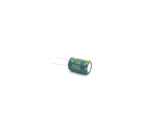 فرکانس بالا 100uF 80V آلومینیومی خازن الکترولیتی 10X20mm 5000 ساعت