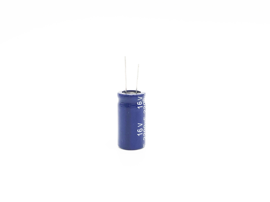 فرکانس بالا کم ESR آلومینیومی خازن الکترولیتی 2200UF16V 13X25mm