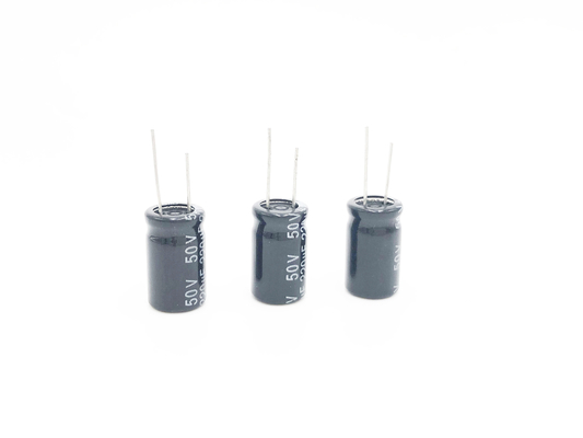 خازن های الکترولیتی آلومینیومی شعاعی SMR 220UF 50V 10X17MM