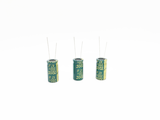 خازن های الکترولیتی ESR کم فرکانس بالا 47UF200V 13x25MM