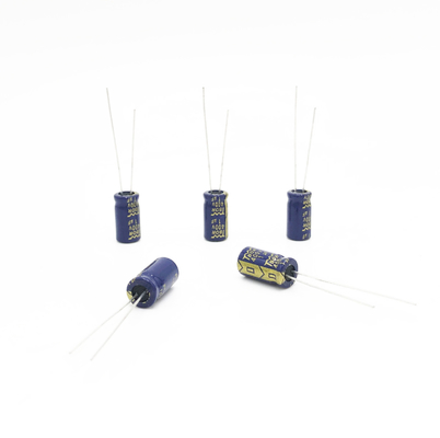 1UF400V 6.3X12MM خازن های الکترولیتی آلومینیومی شعاعی با دمای گسترده