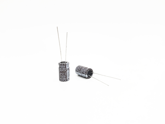 خازن الکترولیتی شعاعی آلومینیوم ISO9001 2.2UF400V جریان ریپل بالا