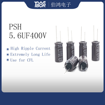 خازن 5.6UF400V با جریان ریپل بالا خازن CFL با عمر طولانی 8000 ساعت