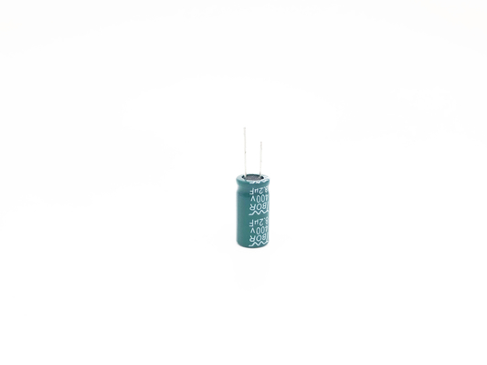 خازن الکترولیتی شعاعی سبز 8.2UF400V 10X20mm TW BOR