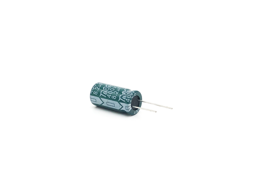 خازن الکترولیتی شعاعی سبز 8.2UF400V 10X20mm TW BOR