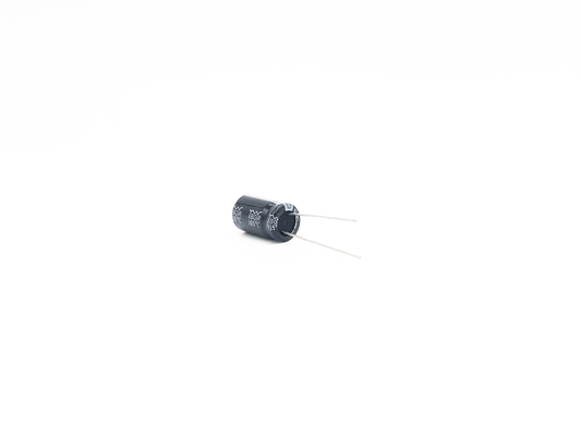 220UF50V 10X17mm خازن مینیاتوری نوع شعاعی