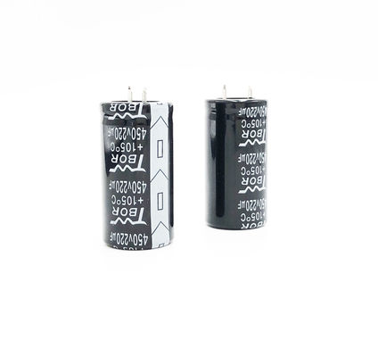 گیره دمای عریض مشکی در خازن 450v 220uf TW BOR