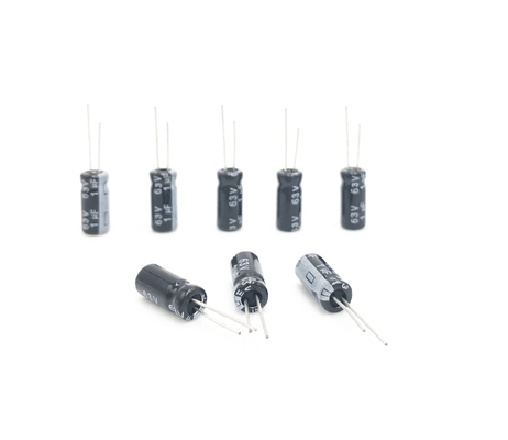مدارهای دمای بالا خازن الکترولیتی شعاعی 5x11mm 1UF 63V