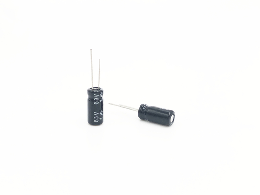 مدارهای دمای بالا خازن الکترولیتی شعاعی 5x11mm 1UF 63V