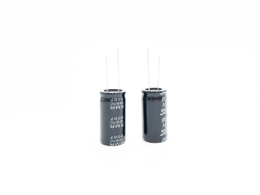خازن های سربی شعاعی 220uF 200V خازن همه منظوره 18X35mm