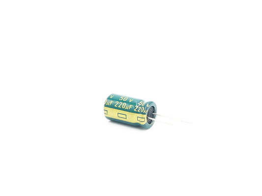 چراغ LED شعاعی کم ESR آلومینیومی خازن الکترولیتی 10UF 250 ولت