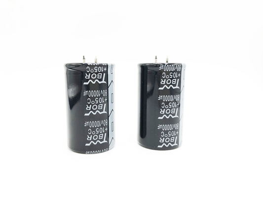 10000uf80v 35x70mm منبع تغذیه فیلتر خازن 2000 ساعت
