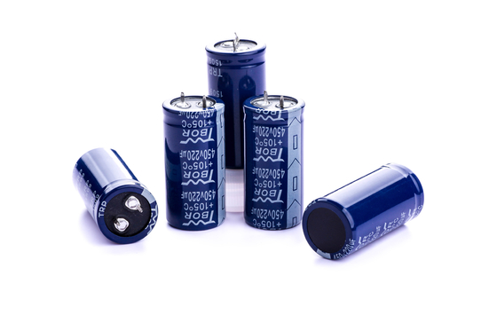 خازن آبی آلومینیومی الکترولیتی یو پی اس 220UF450V 30x35mm خازن چسبنده