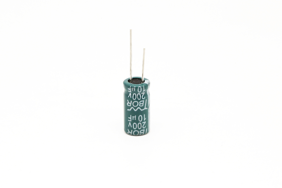 PST سبز LED نور خازن 100uf 200v 8000 ساعت طول عمر