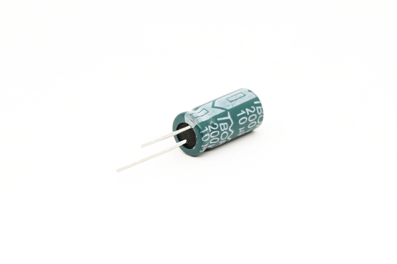 PST سبز LED نور خازن 100uf 200v 8000 ساعت طول عمر