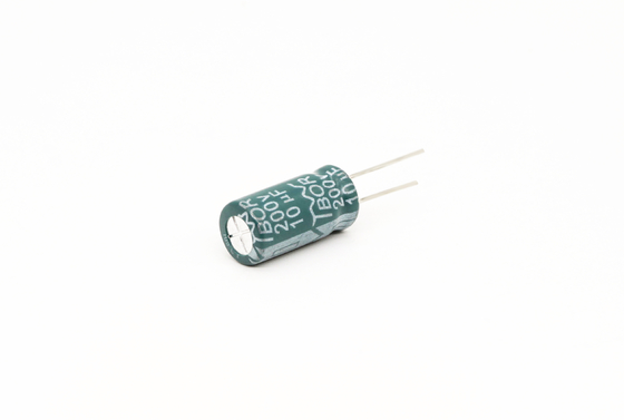 PST سبز LED نور خازن 100uf 200v 8000 ساعت طول عمر
