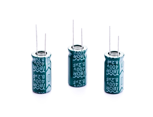 8.2uF 400V LED Light Capacitor 8000 Hours خازن های بسیار طولانی عمر