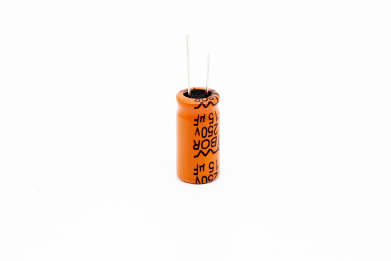 نارنجی 22X45MM CFL آلومینیومی خازن الکترولیتی 120uF450V