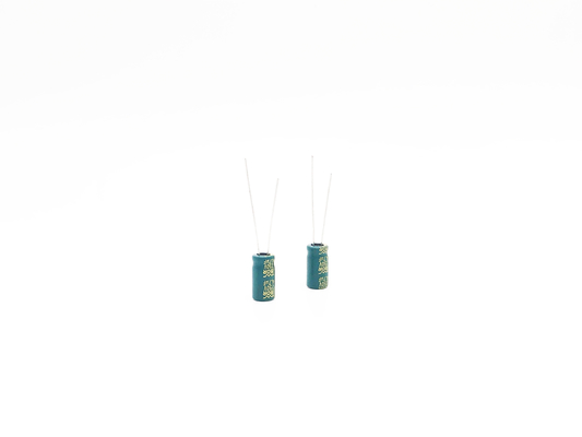 خازن الکترولیتی شعاعی 6.3x12mm 4.7UF 250V ESR پایین 5000 ساعت عمر بار