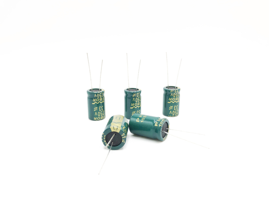 خازن الکترولیتی آلومینیومی شعاعی 13x20mm 33UF250V