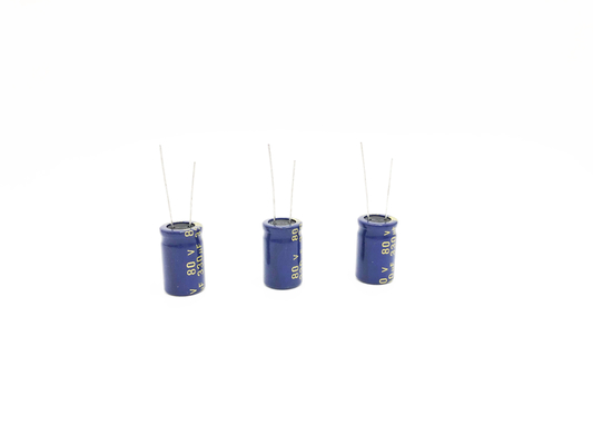 خازن الکترولیتی شعاعی 16x20mm 470UF80V