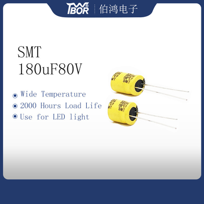 خازن های الکترولیتی آلومینیومی TW BOR Low Esr 180UF 80V