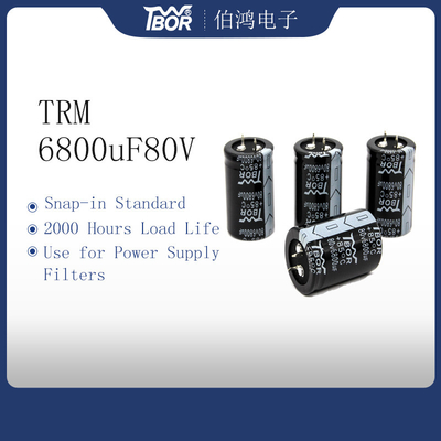 30x50mm UPS خازن 6800uF 80V منبع تغذیه فیلتر خازن