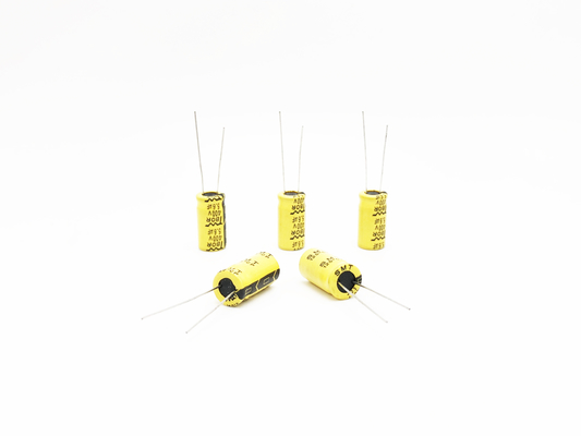 خازن 10x13mm دمای بالا 6.8uF400V برای نور LED