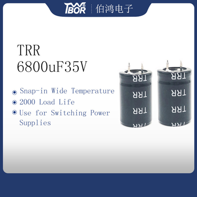 منبع تغذیه سوئیچینگ یو پی اس خازن 6800UF100V 25x30mm Snap In Capacitor