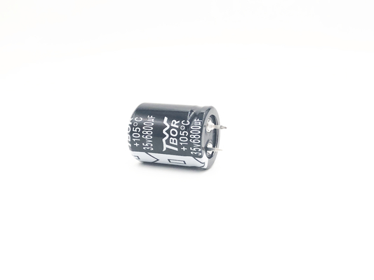 منبع تغذیه سوئیچینگ یو پی اس خازن 6800UF100V 25x30mm Snap In Capacitor