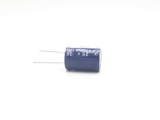 خازن سوئیچ برق ISO9001 خازن 18x25mm Ridial Electrolytic Capacitor